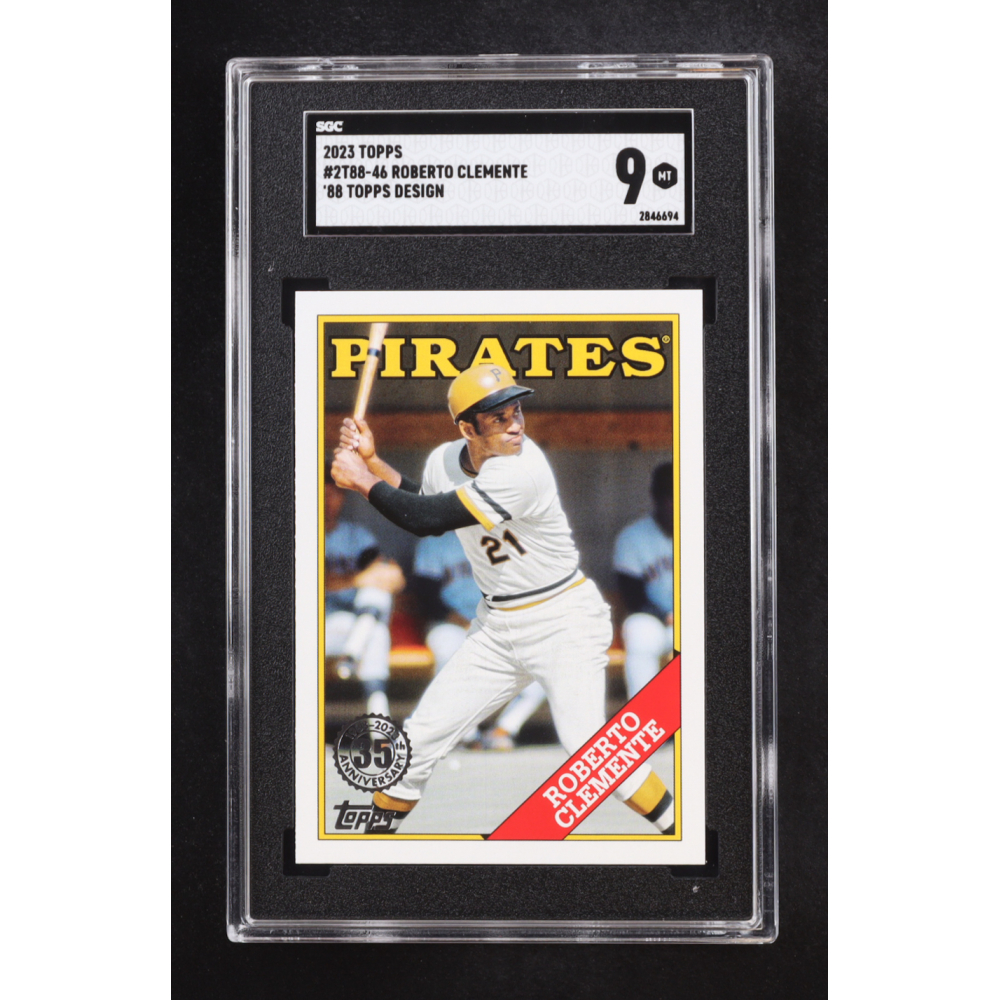 Roberto Clemente 2023 Topps / '88 Topps #2T8846 (SGC 9) at PristineAuction.com