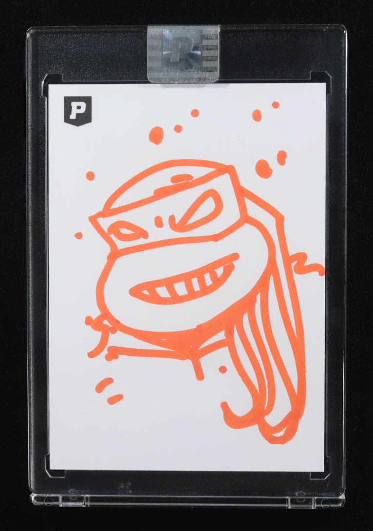 Michelangelo | Teenage Mutant Ninja Turtles | Original Art Sketch Card by Kevin Eastman (1/1 Original Art) at PristineAuction.com Michelangelo | Teenage Mutant Ninja Turtles | Original Art Sketch Card by Kevin Eastman (1/1 Original Art) at PristineAuction.com