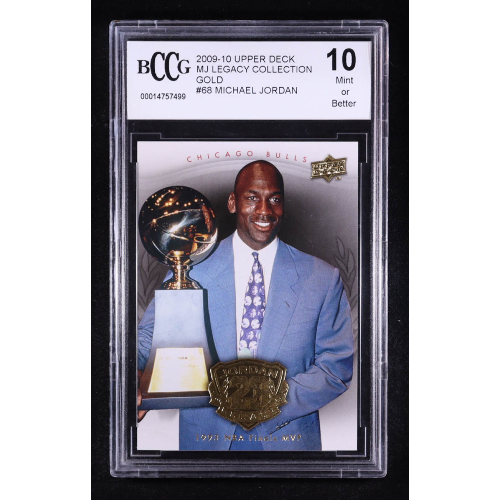 Michael Jordan 2009-10 Upper Deck Michael Jordan Legacy Collection Gold #68 (BCCG 10) at PristineAuction.com