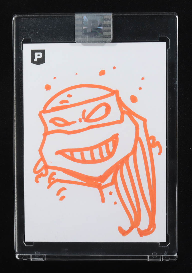 Michelangelo | Teenage Mutant Ninja Turtles | Original Art Sketch Card by Kevin Eastman (1/1 Original Art) at PristineAuction.com Michelangelo | Teenage Mutant Ninja Turtles | Original Art Sketch Card by Kevin Eastman (1/1 Original Art) at PristineAuction.com