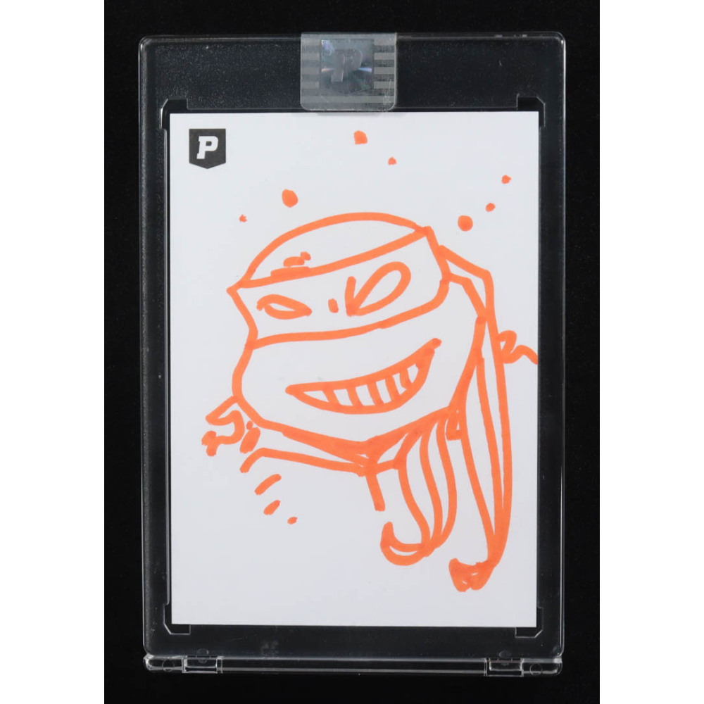 Michelangelo | Teenage Mutant Ninja Turtles | Original Art Sketch Card by Kevin Eastman (1/1 Original Art) at PristineAuction.com
