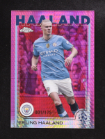 Erling Haaland 2025 Topps Chrome UEFA Club Competitions #9 #001/175 at PristineAuction.com