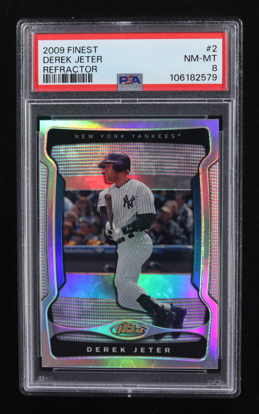 Derek Jeter 2009 Finest Refractors #2 (PSA 8) at PristineAuction.com Derek Jeter 2009 Finest Refractors #2 (PSA 8) at PristineAuction.com