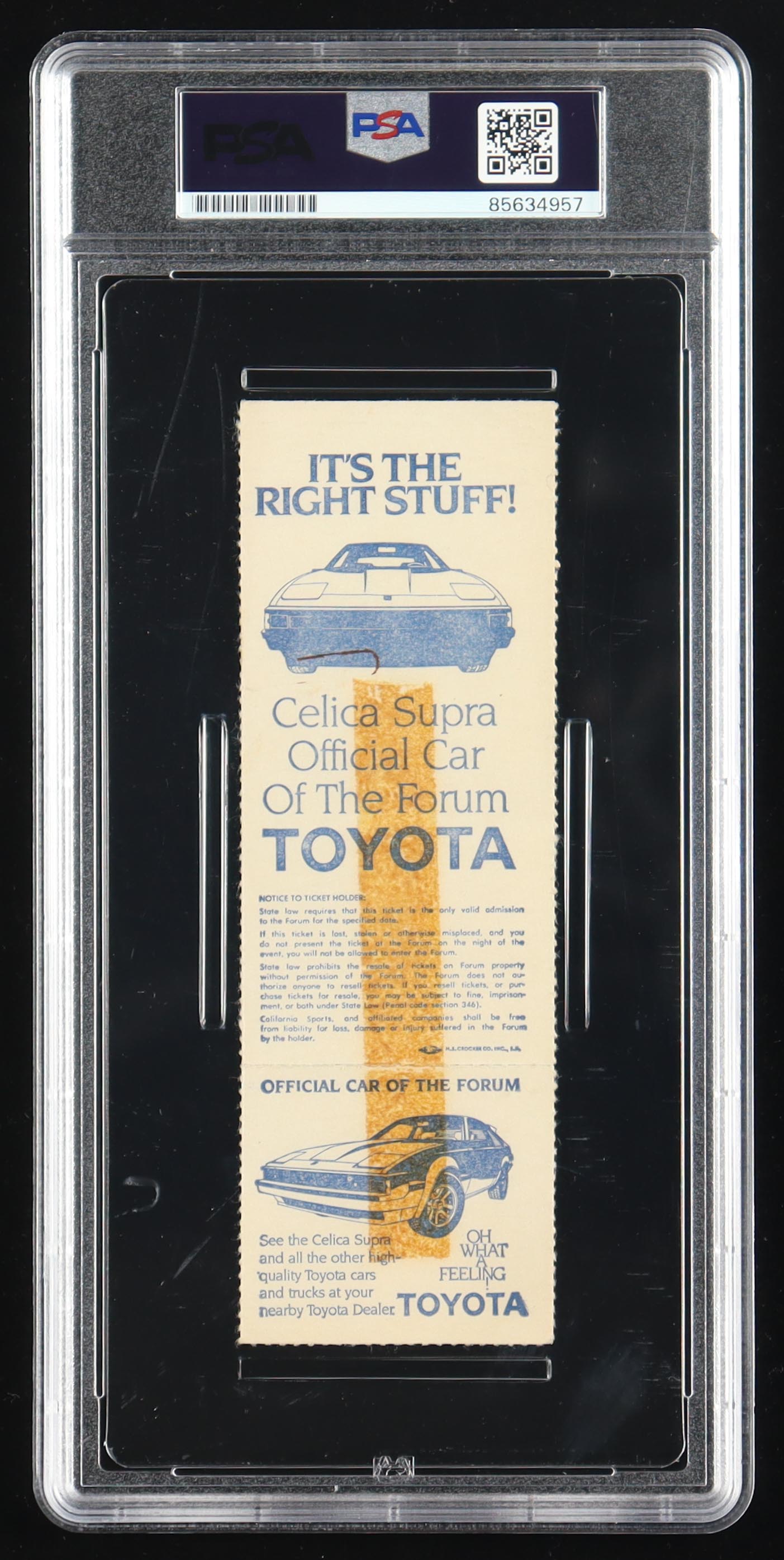 Magic Johnson & Julius Irving Signed 1982 Championship Ticket (PSA 10) at PristineAuction.com Magic Johnson & Julius Irving Signed 1982 Championship Ticket (PSA 10) at PristineAuction.com