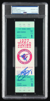 Jim Palmer Signed 1977 World Series Ticket (PSA 10) at PristineAuction.com