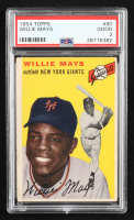 Willie Mays 1954 Topps #90 (PSA 2) at PristineAuction.com