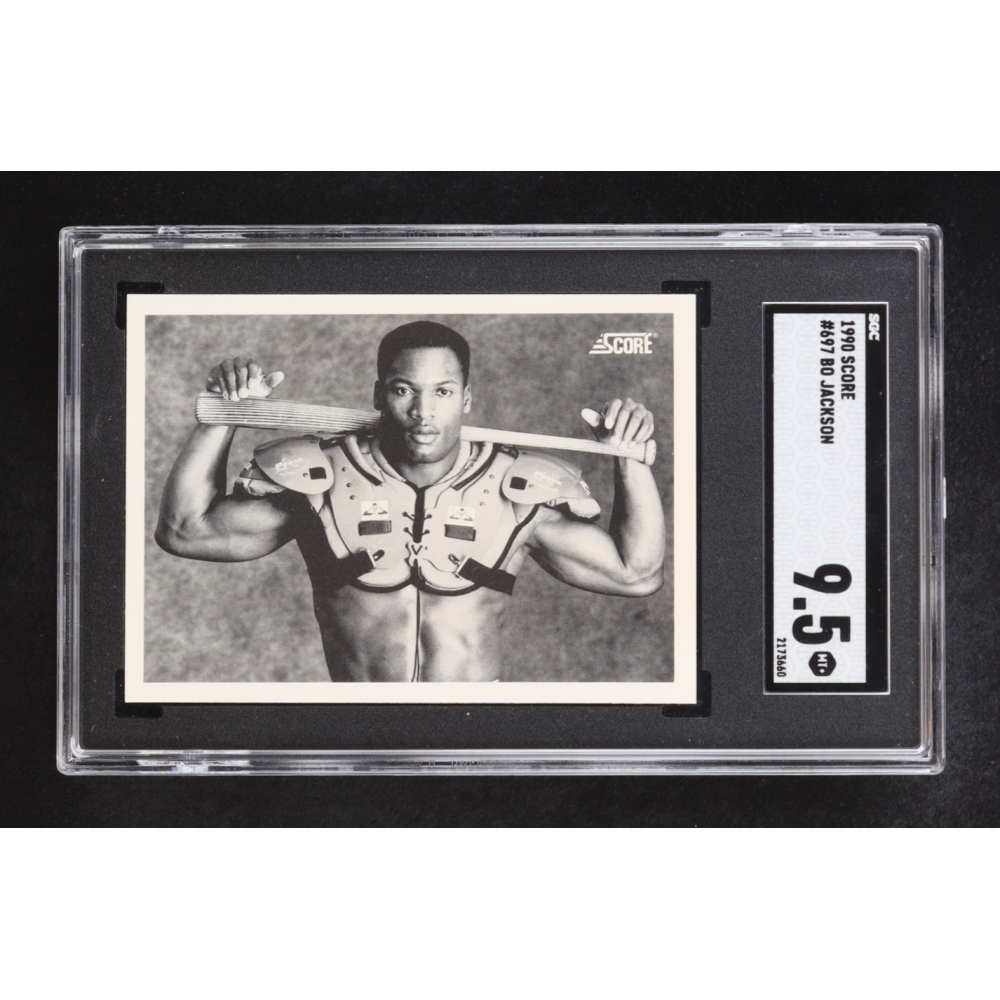 Bo Jackson 1990 Score #697 FB/BB (SGC 9.5) at PristineAuction.com