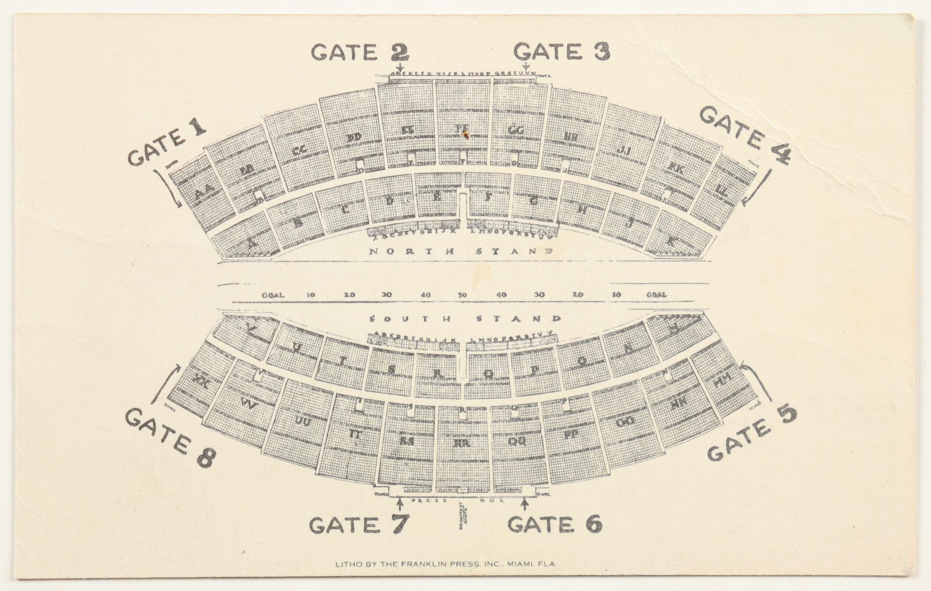 1946 Original Orange Bowl Ticket at PristineAuction.com 1946 Original Orange Bowl Ticket at PristineAuction.com
