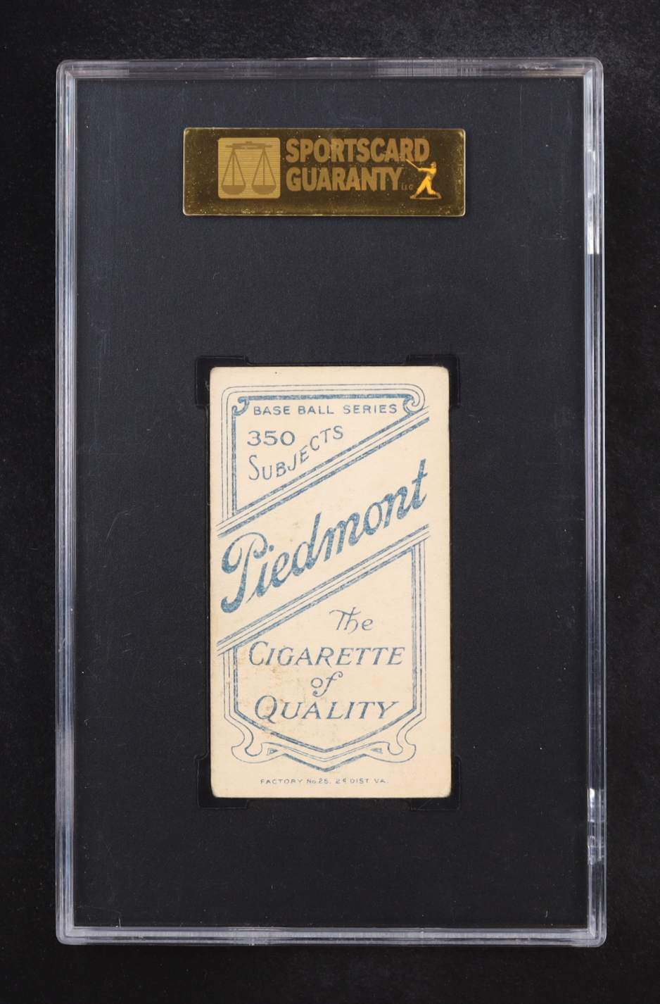 Gabby Street 1910 Piedmont Cigarettes T206 (SGC 3) at PristineAuction.com Gabby Street 1910 Piedmont Cigarettes T206 (SGC 3) at PristineAuction.com