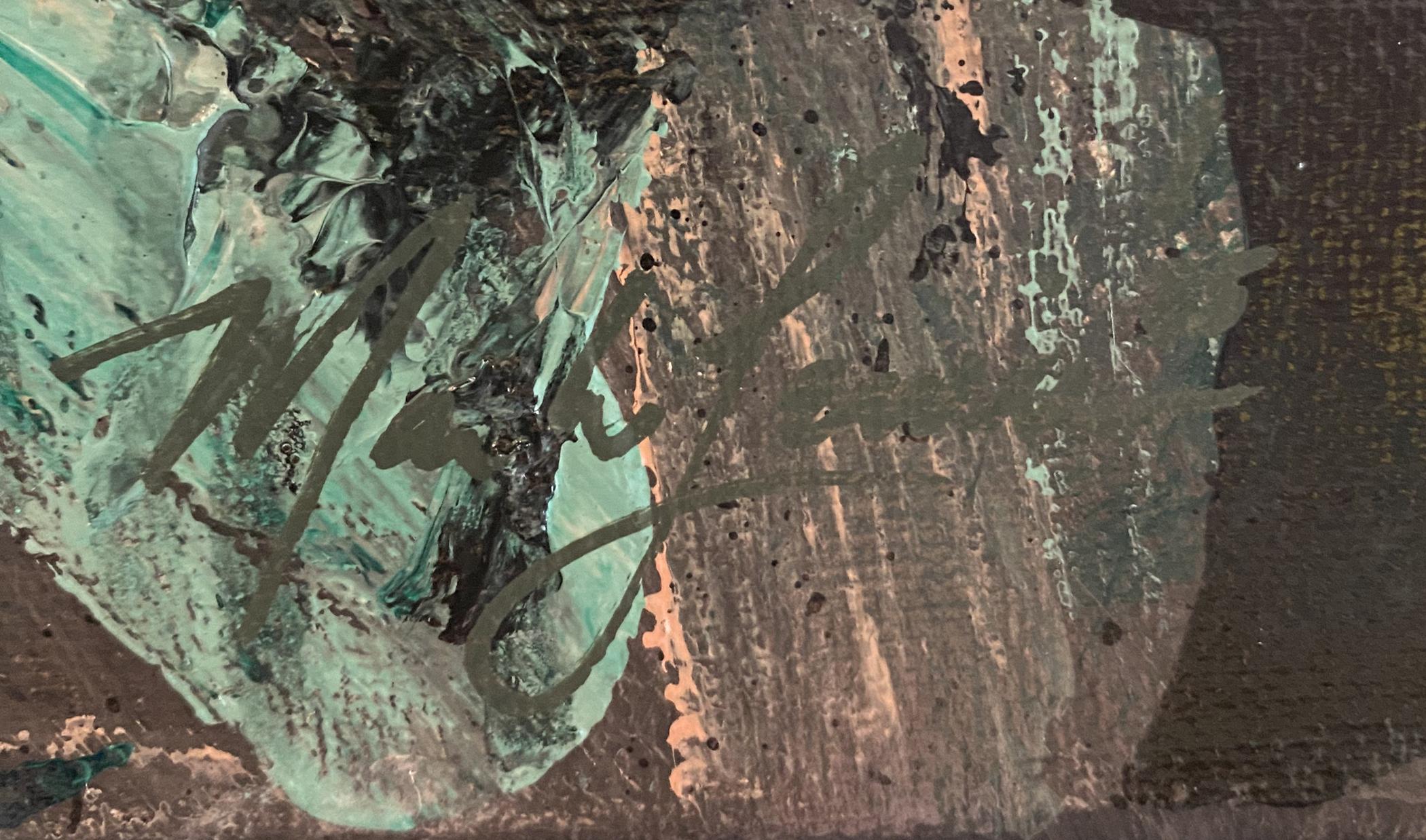 Mark Lewis Custom Framed Original Painting On Canvas #038-25 (Lewis) at PristineAuction.com Mark Lewis Custom Framed Original Painting On Canvas #038-25 (Lewis) at PristineAuction.com