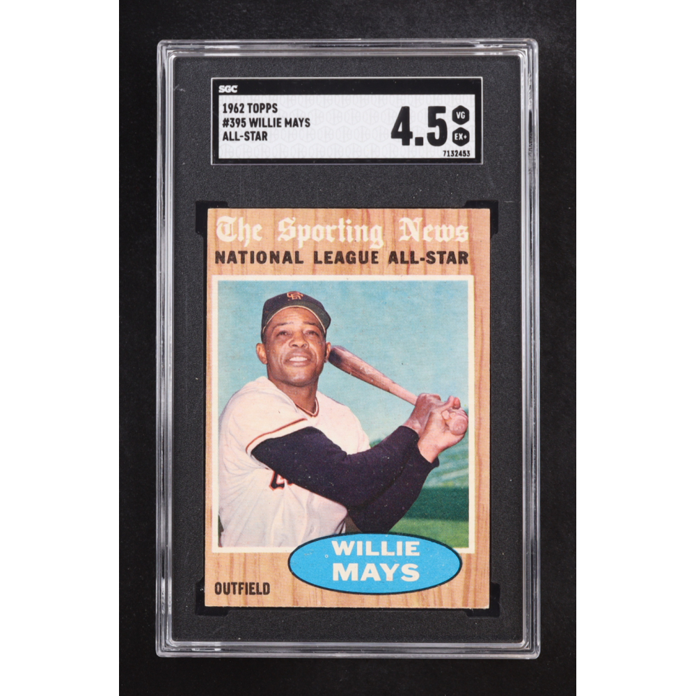 Willie Mays 1962 Topps #395 AS (SGC 4.5) at PristineAuction.com