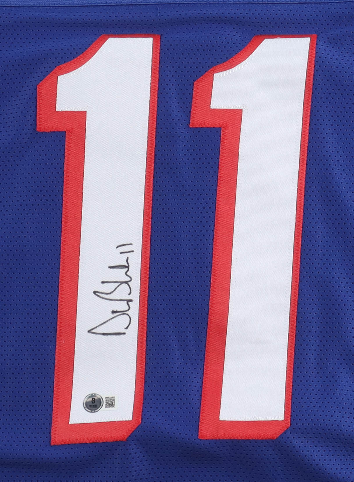 Drew Bledsoe Signed Jersey (Beckett) at PristineAuction.com Drew Bledsoe Signed Jersey (Beckett) at PristineAuction.com