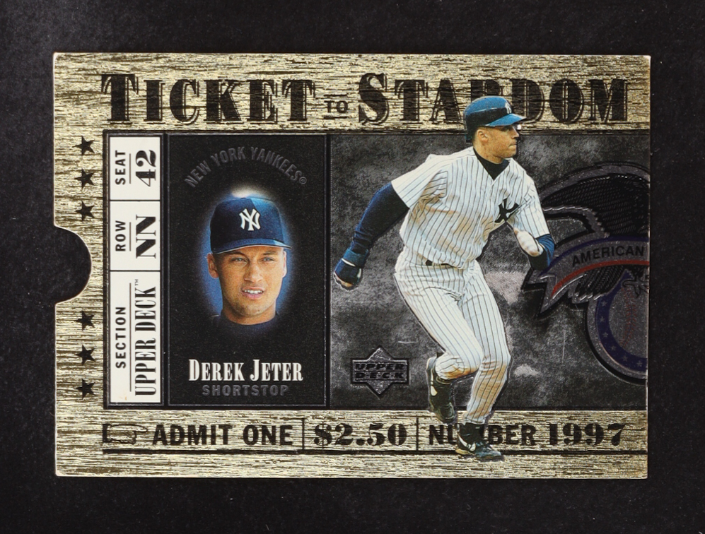 Derek Jeter 1997 Upper Deck Ticket To Stardom #TS5 at PristineAuction.com Derek Jeter 1997 Upper Deck Ticket To Stardom #TS5 at PristineAuction.com