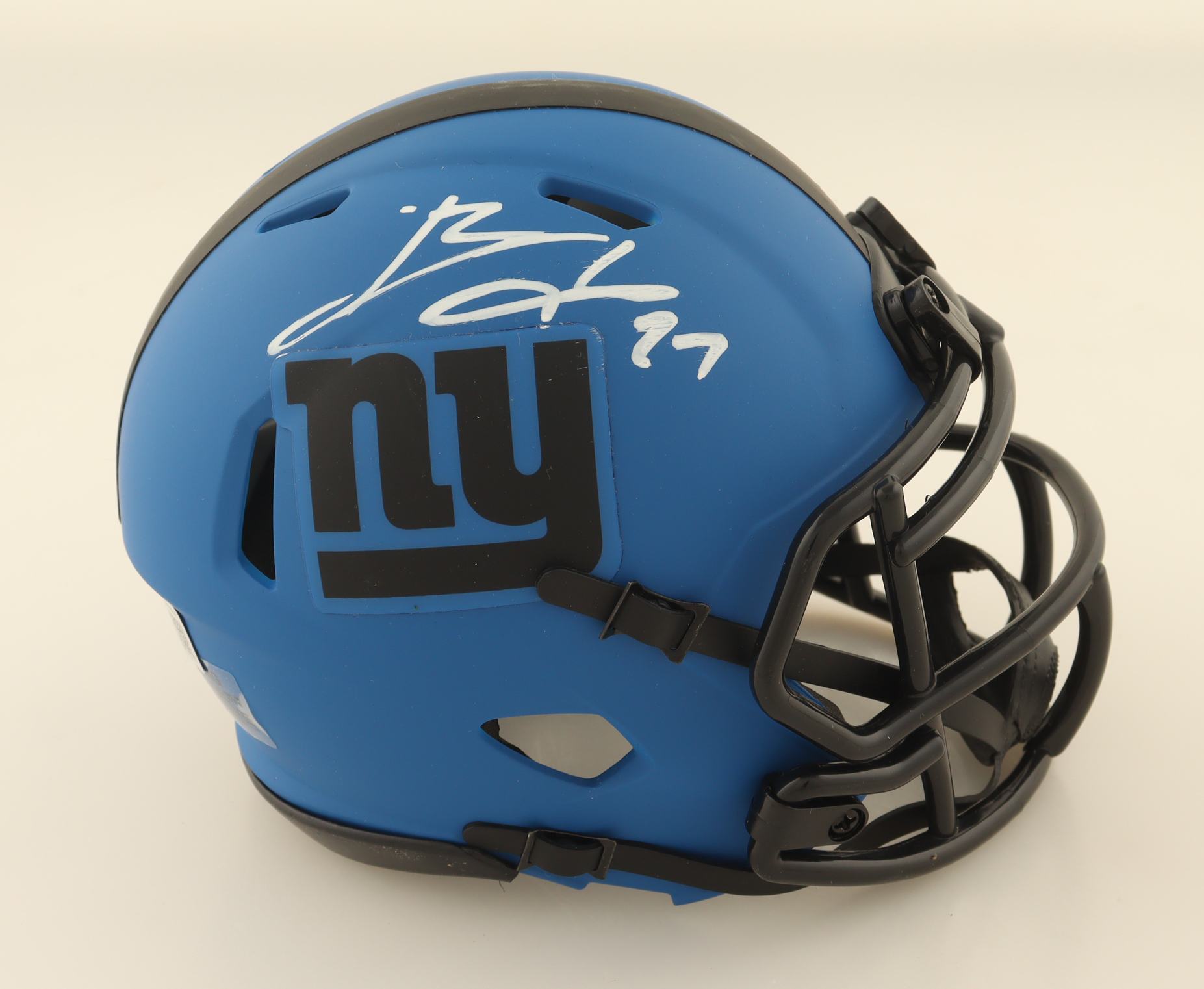 Brandon Jacobs Signed Giants Rave Alternate Speed Mini Helmet (Beckett) at PristineAuction.com Brandon Jacobs Signed Giants Rave Alternate Speed Mini Helmet (Beckett) at PristineAuction.com