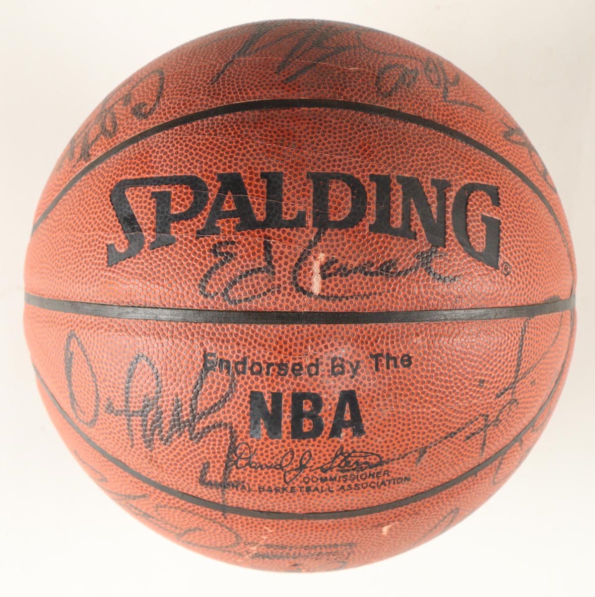 1996-97 Celtics NBA Basketball Team-Signed by (16) with K.C. Jones, Dennis Johnson, Jan Volk, & John Kuester with Display Case (PSA) at PristineAuction.com 1996-97 Celtics NBA Basketball Team-Signed by (16) with K.C. Jones, Dennis Johnson, Jan Volk, & John Kuester with Display Case (PSA) at PristineAuction.com