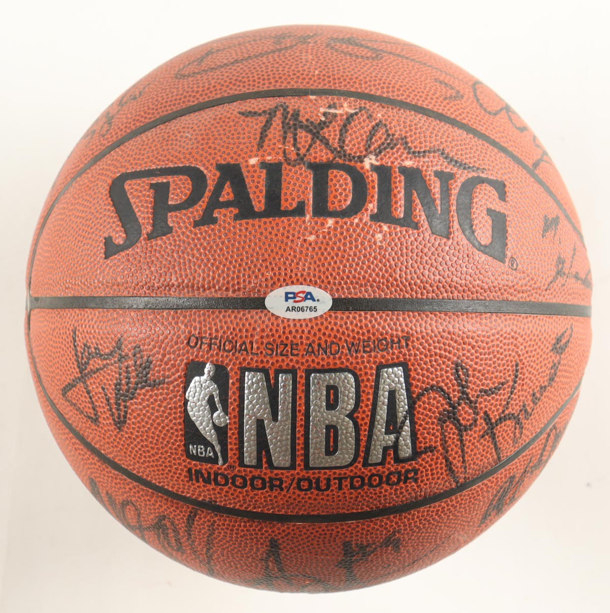 1996-97 Celtics NBA Basketball Team-Signed by (16) with K.C. Jones, Dennis Johnson, Jan Volk, & John Kuester with Display Case (PSA) at PristineAuction.com 1996-97 Celtics NBA Basketball Team-Signed by (16) with K.C. Jones, Dennis Johnson, Jan Volk, & John Kuester with Display Case (PSA) at PristineAuction.com