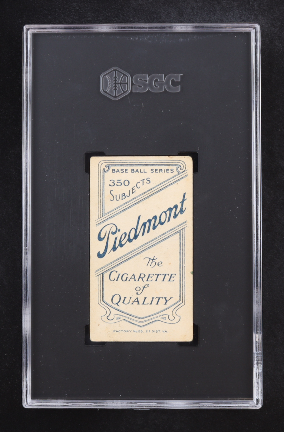 Joe Dunn 1910 Piedmont Cigarettes T206 (SGC 3) at PristineAuction.com Joe Dunn 1910 Piedmont Cigarettes T206 (SGC 3) at PristineAuction.com
