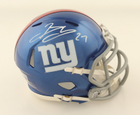 Brandon Jacobs Signed Giants Speed Mini Helmet (Beckett) at PristineAuction.com