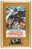 1977 "Star Wars Episode: V-Empire Strikes Back" Custom Framed Print Display with Original Turkey 1977 Film Cell with Hologram at PristineAuction.com