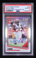 Nick Chubb 2018 Score Rookie Autographs Inserted in 2018 Panini Honors #455 #42/49 (PSA 10) at PristineAuction.com