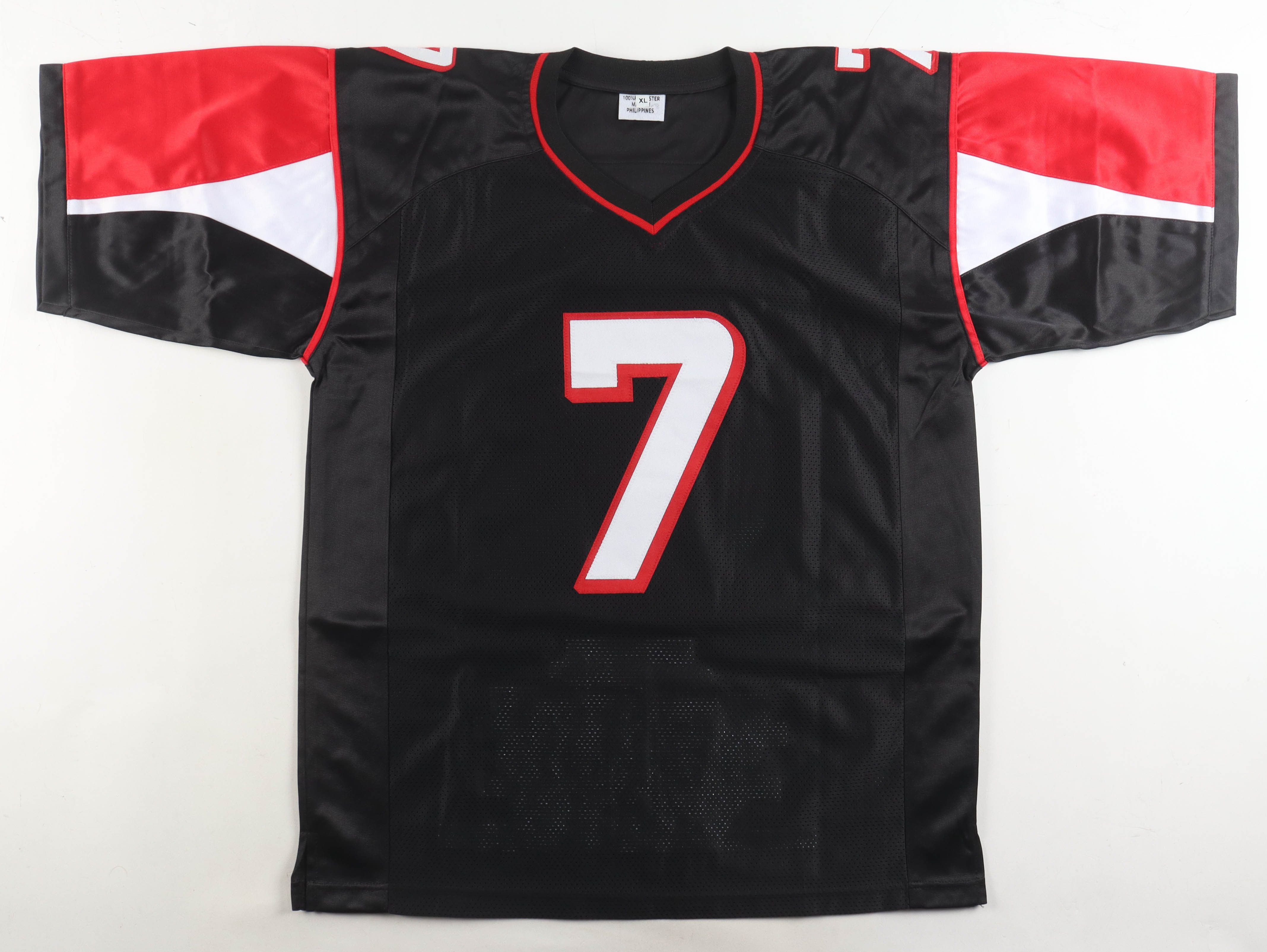 Michael Vick Signed Career Highlight Stat Jersey (Beckett) at PristineAuction.com Michael Vick Signed Career Highlight Stat Jersey (Beckett) at PristineAuction.com