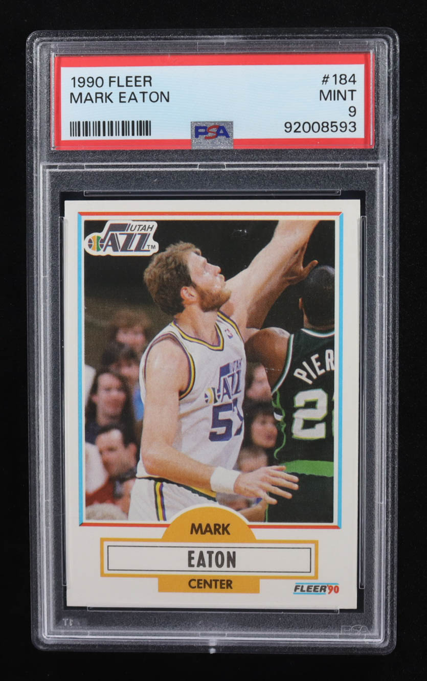 Mark Eaton 1990-91 Fleer #184 (PSA 9) at PristineAuction.com Mark Eaton 1990-91 Fleer #184 (PSA 9) at PristineAuction.com