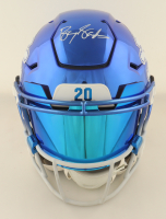 Barry Sanders Signed Custom Lions Full-Size Authentic On-Field Speed Helmet with Visor (Beckett) at PristineAuction.com