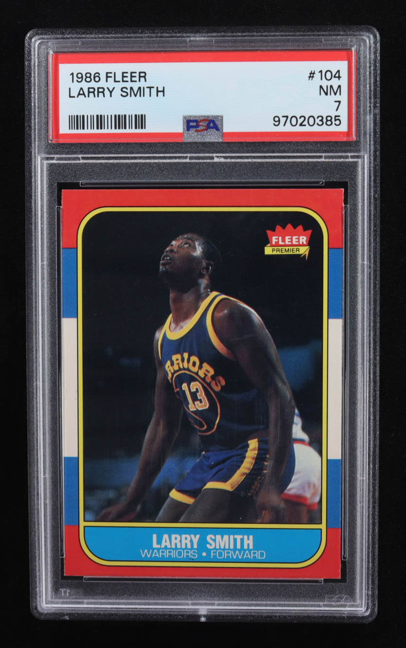 Larry Smith 1986-87 Fleer #104 (PSA 7) at PristineAuction.com Larry Smith 1986-87 Fleer #104 (PSA 7) at PristineAuction.com