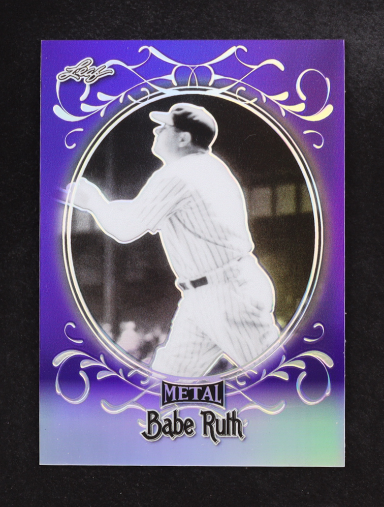 Babe Ruth 2019 Leaf Metal Collection Purple #46 #16/25 at PristineAuction.com Babe Ruth 2019 Leaf Metal Collection Purple #46 #16/25 at PristineAuction.com