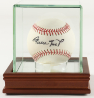 Willie Mays Signed OML Baseball with Display Case (PSA) at PristineAuction.com