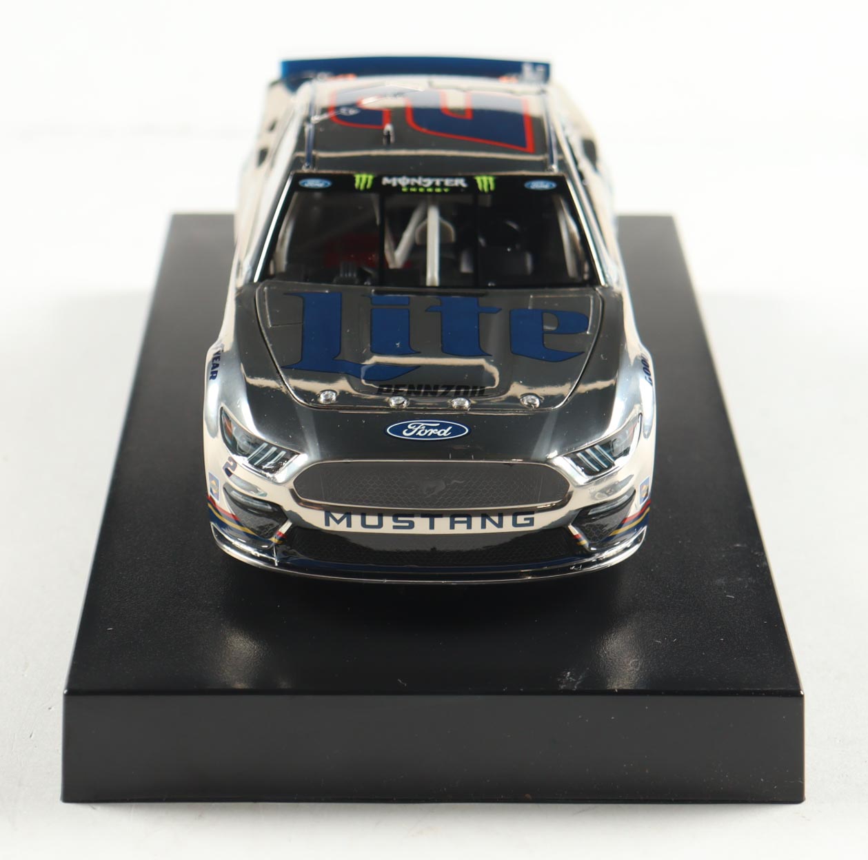 Brad Keselowski 2019 #2 Miller Lite Mustang Color Chrome I 1:24 Diecast Car at PristineAuction.com Brad Keselowski 2019 #2 Miller Lite Mustang Color Chrome I 1:24 Diecast Car at PristineAuction.com
