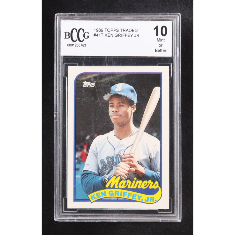 Ken Griffey Jr. 1989 Topps Traded #41T RC (BCCG 10) at PristineAuction.com