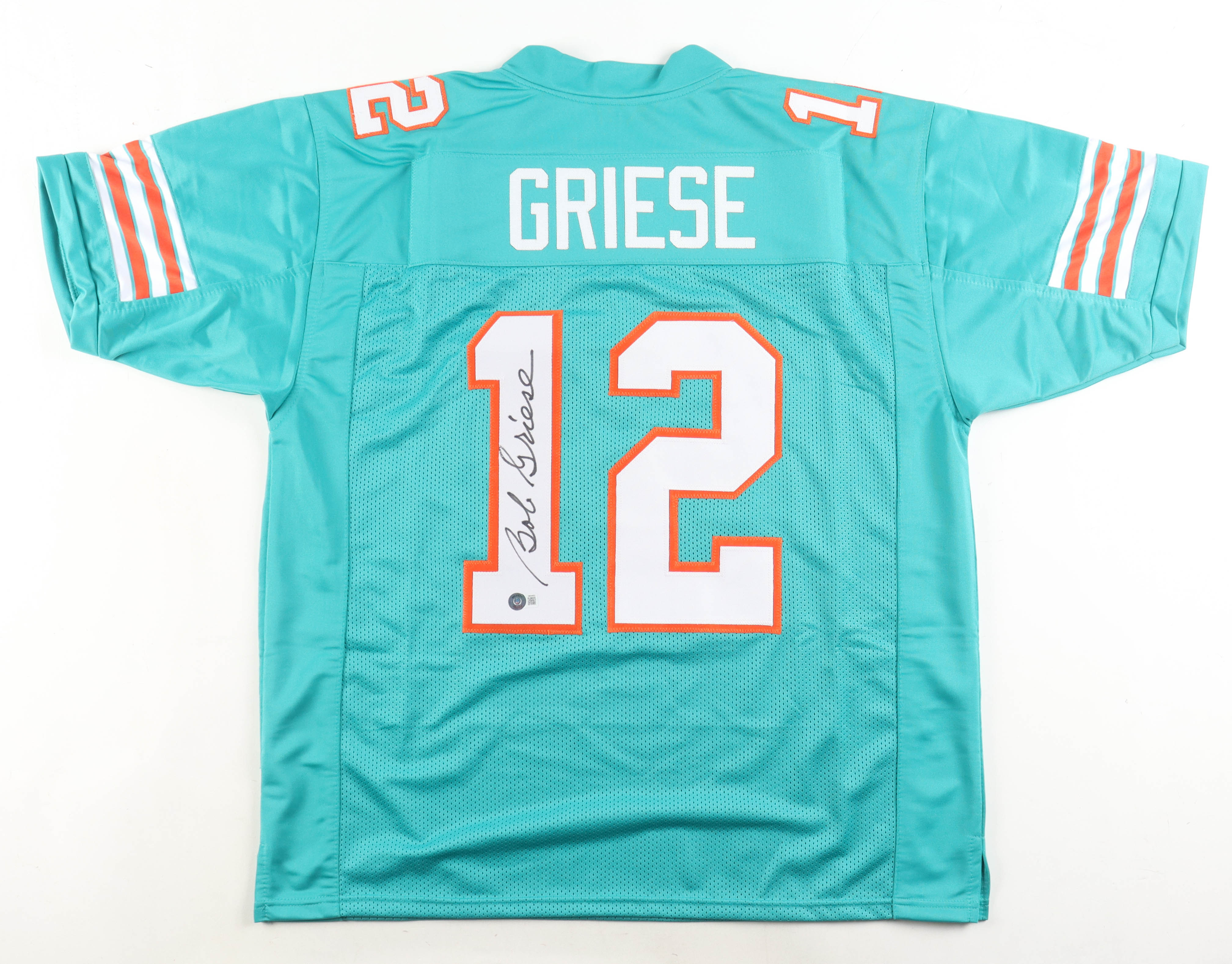 Bob Griese Signed Jersey (Beckett) at PristineAuction.com Bob Griese Signed Jersey (Beckett) at PristineAuction.com