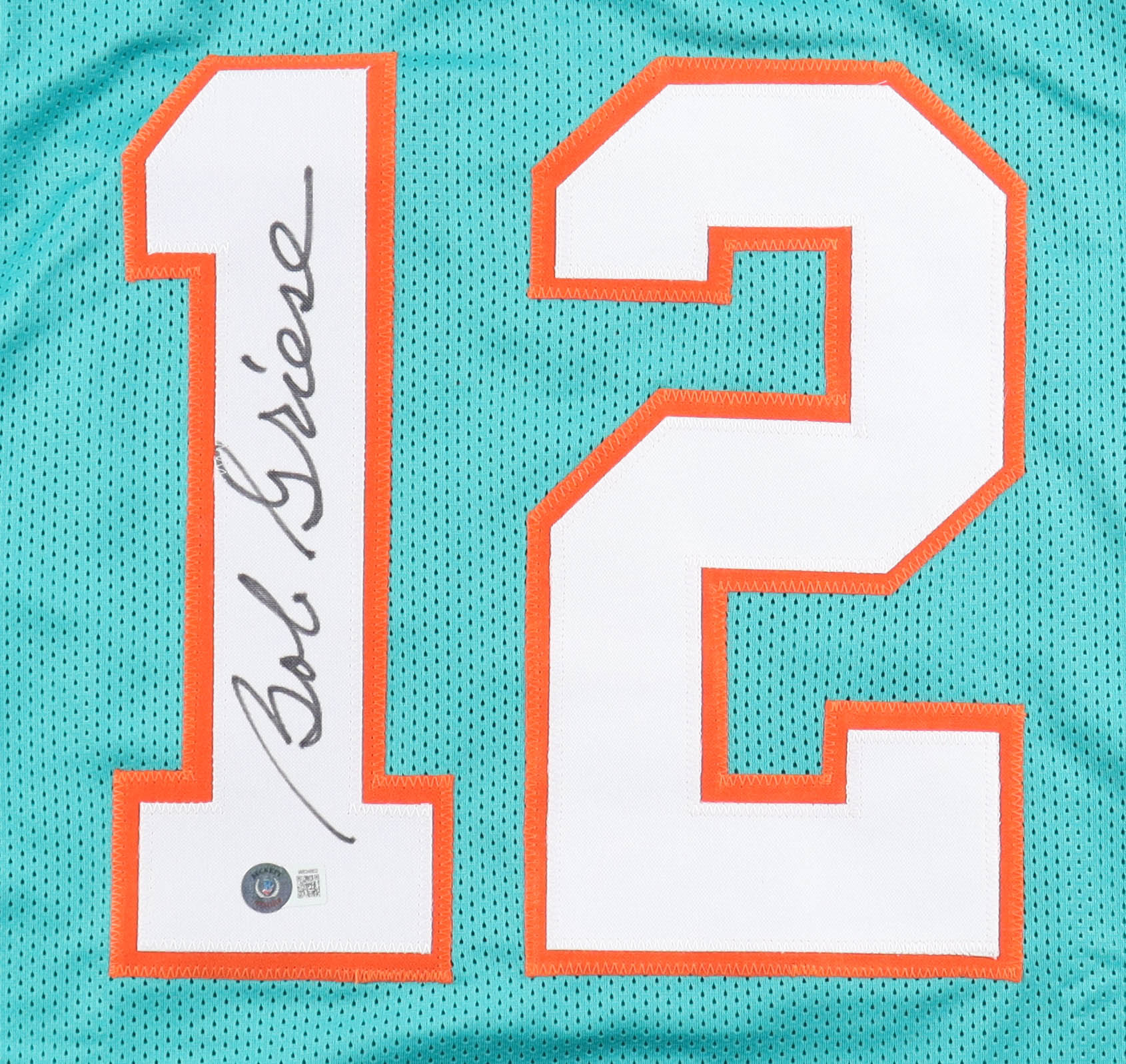 Bob Griese Signed Jersey (Beckett) at PristineAuction.com Bob Griese Signed Jersey (Beckett) at PristineAuction.com