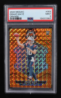 Drake Maye 2024 Panini Mosaic Mosaic Orange #303 #154/199 RC (PSA 9) at PristineAuction.com