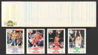 1990-1991 Fleer Basketball Complete Set of (198) Cards Including Michael Jordan #26, Magic Johnson #93, Larry Bird #8, Scottie Pippen #30 at PristineAuction.com