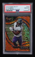 J.K. Dobbins 2020 Select Prizm Neon Orange Pulsar #352 RC (PSA 10) at PristineAuction.com