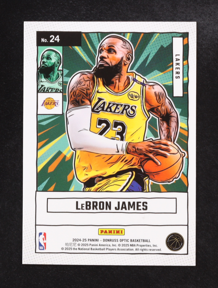 Lebron James 2024-25 Panini Donruss Optic Net Marvels #24 at PristineAuction.com Lebron James 2024-25 Panini Donruss Optic Net Marvels #24 at PristineAuction.com