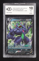 Grimmsnarl V 2020 Pokemon Sword and Shield Darkness Ablaze #114 URR (BCCG 10) at PristineAuction.com