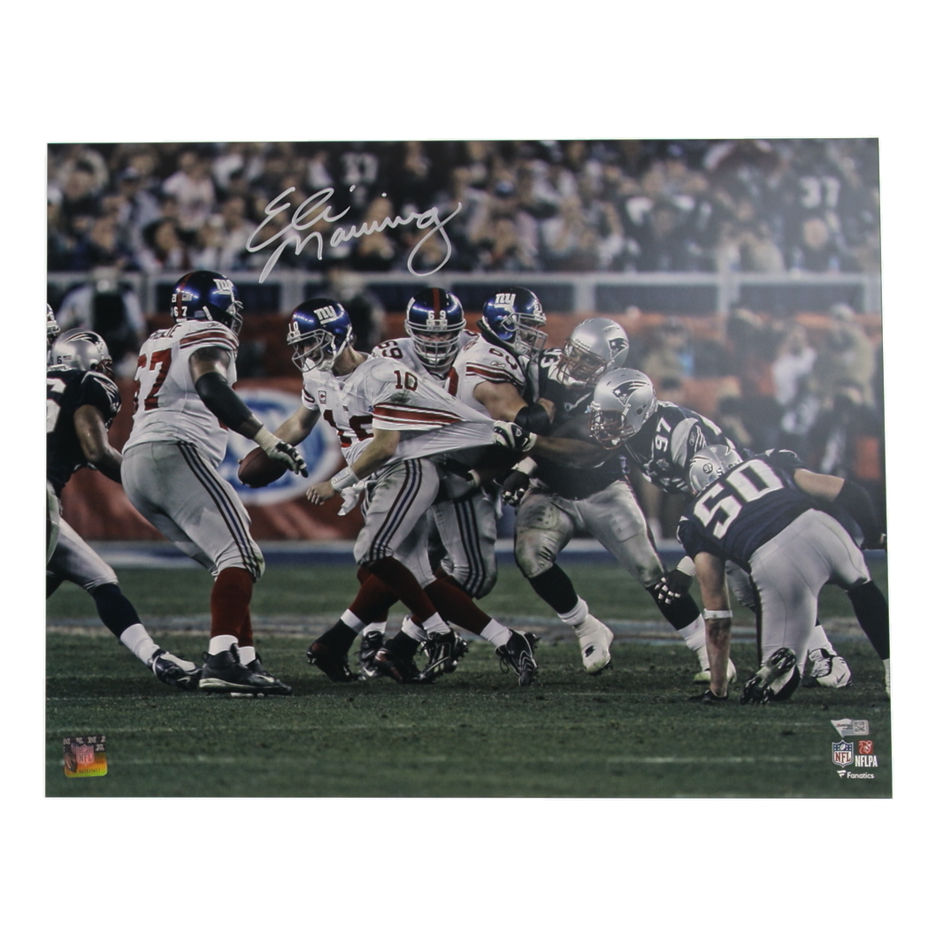 Eli Manning Signed Giants 16x20 Photo (Fanatics) at PristineAuction.com Eli Manning Signed Giants 16x20 Photo (Fanatics) at PristineAuction.com