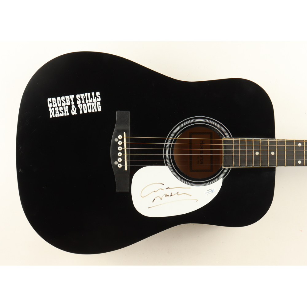 Graham Nash Signed 38" Acoustic Guitar (ACOA) at PristineAuction.com Graham Nash Signed 38" Acoustic Guitar (ACOA) at PristineAuction.com