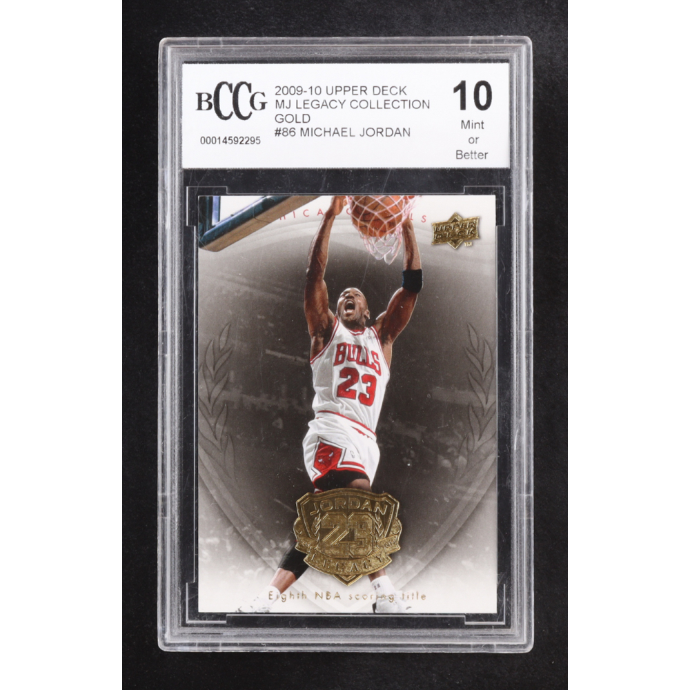 Michael Jordan 2009-10 Upper Deck Michael Jordan Legacy Collection Gold #86 (BCCG 10) at PristineAuction.com