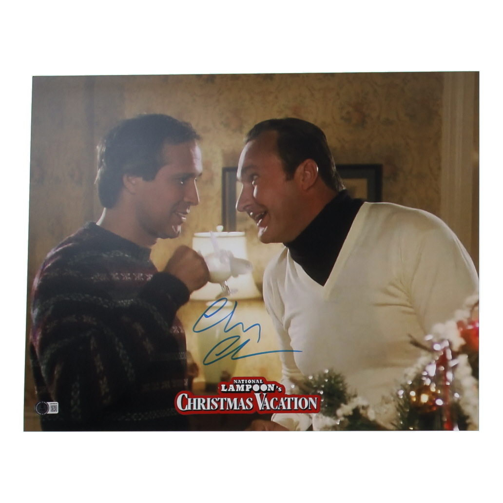 Chevy Chase Signed "National Lampoon's Christmas Vacation" 16x20 Photo (Beckett) at PristineAuction.com Chevy Chase Signed "National Lampoon's Christmas Vacation" 16x20 Photo (Beckett) at PristineAuction.com