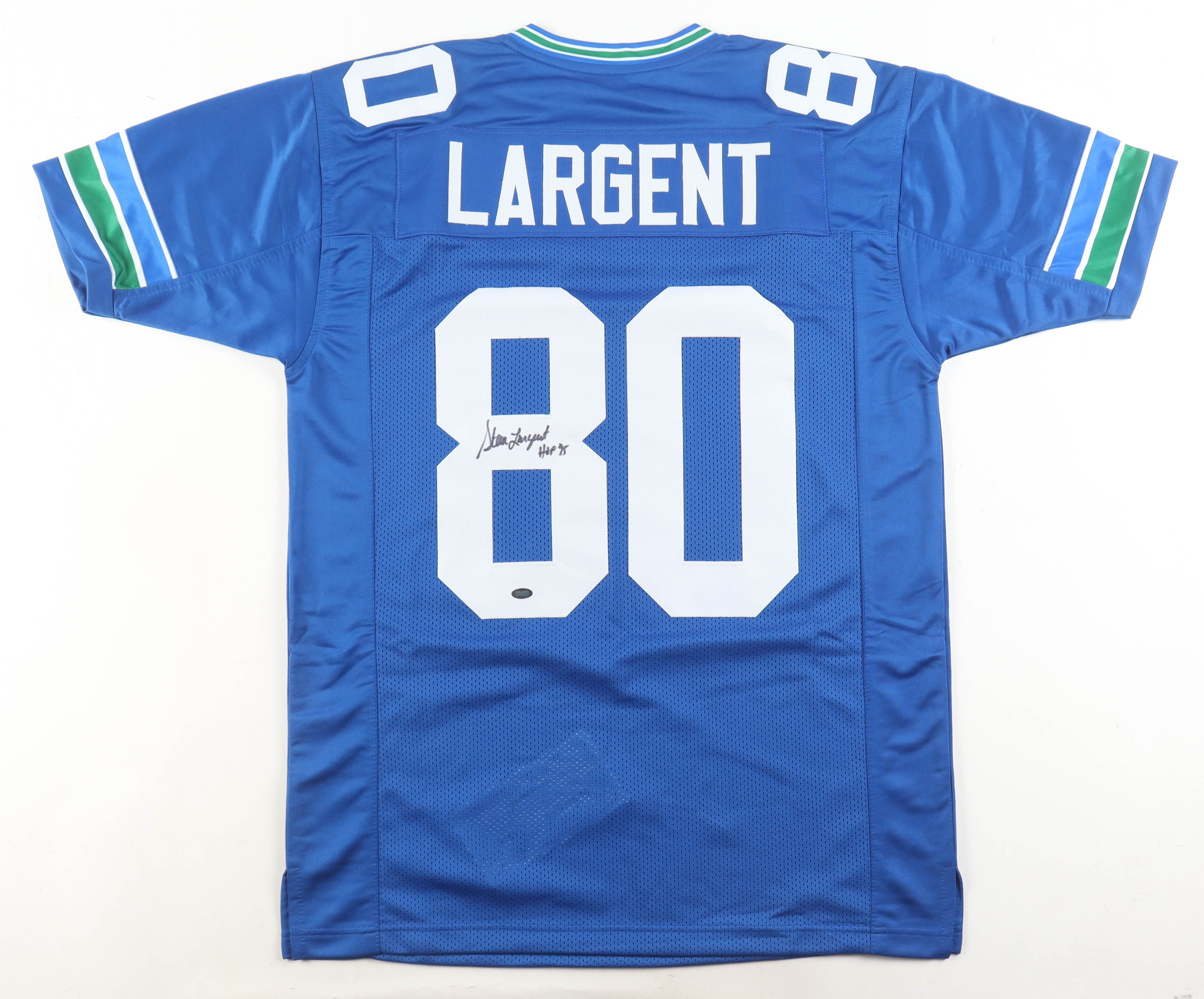 Steve Largent Signed Jersey Inscribed "HOF '95" (Mill Creek Sports) at PristineAuction.com Steve Largent Signed Jersey Inscribed "HOF '95" (Mill Creek Sports) at PristineAuction.com