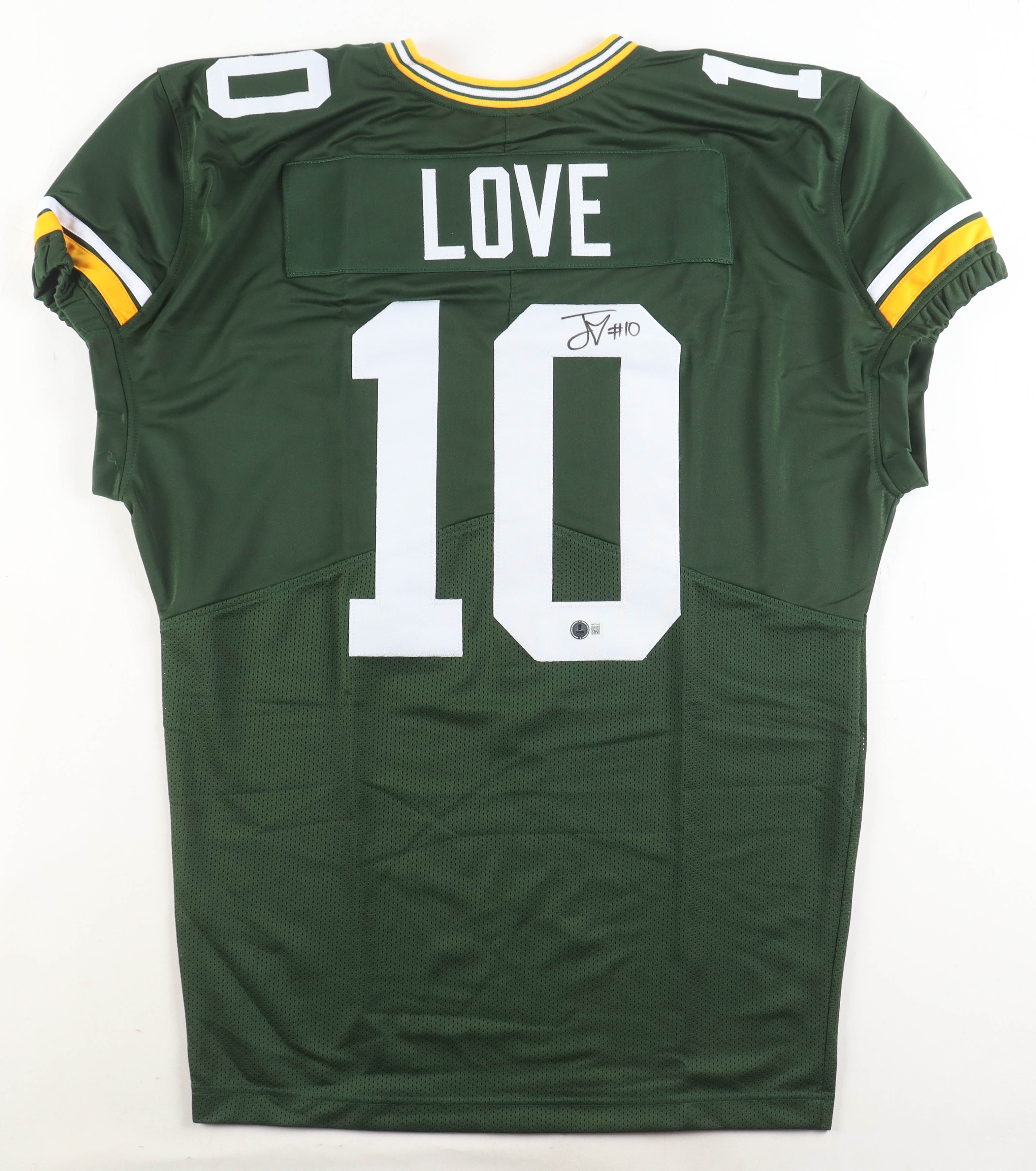 Jordan Love Signed Jersey (Beckett) at PristineAuction.com Jordan Love Signed Jersey (Beckett) at PristineAuction.com