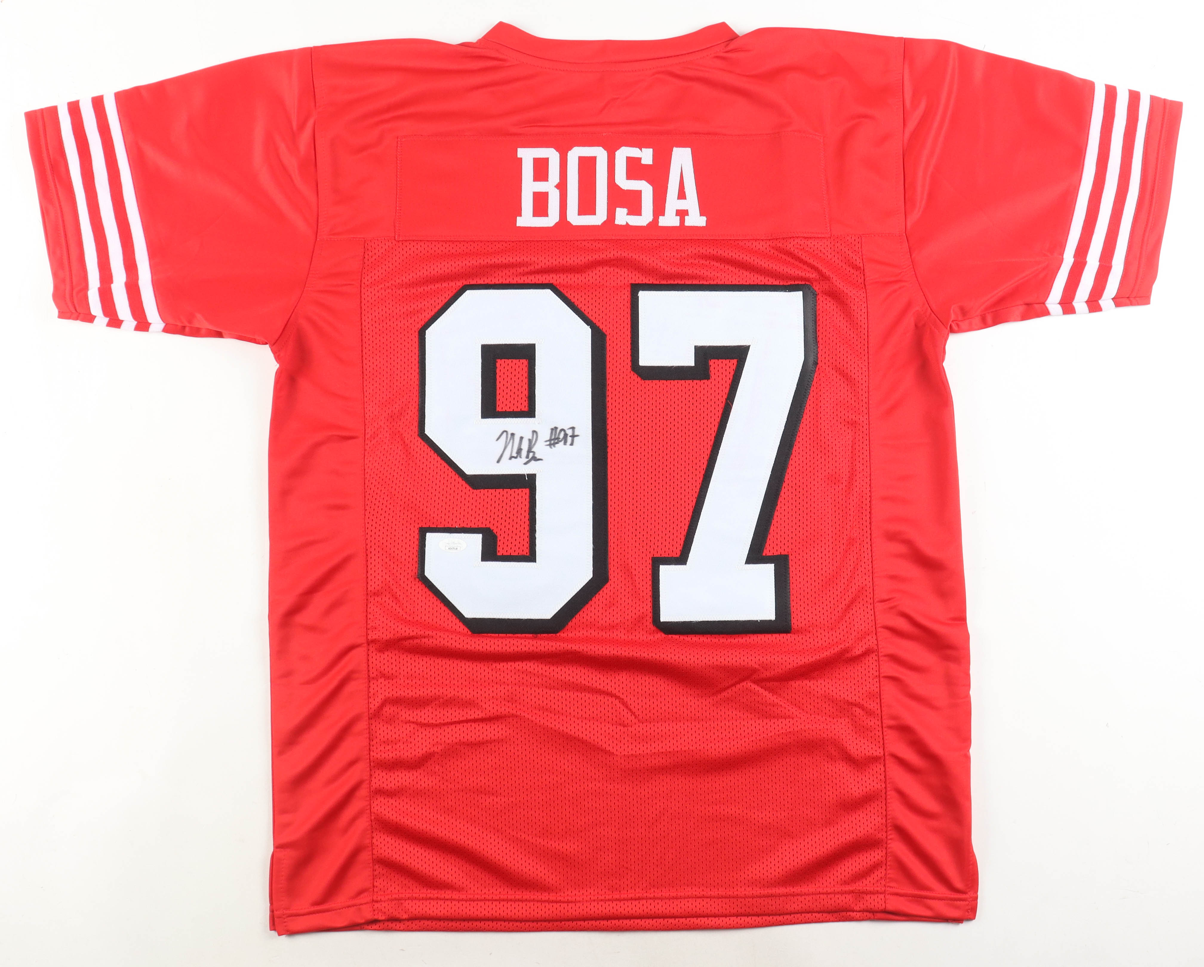 Nick Bosa Signed Jersey (JSA) at PristineAuction.com Nick Bosa Signed Jersey (JSA) at PristineAuction.com