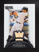 Jorge Posada 2005 Topps Bowman Sterling Game-Used Bat Memorabilia #BS-JP at PristineAuction.com