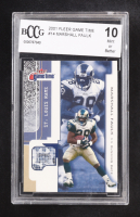 Marshall Faulk 2001 Fleer Game Time #14 (BCCG 10) at PristineAuction.com