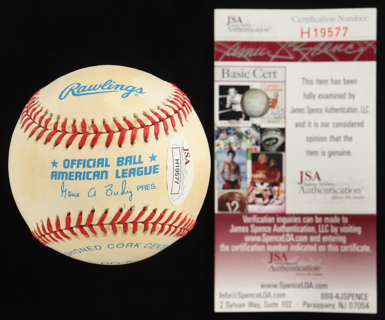 'Big' Bill Skowron Signed OAL Baseball with Display Case Inscribed "1956-58-61-62 Champs" (JSA) at PristineAuction.com 'Big' Bill Skowron Signed OAL Baseball with Display Case Inscribed "1956-58-61-62 Champs" (JSA) at PristineAuction.com