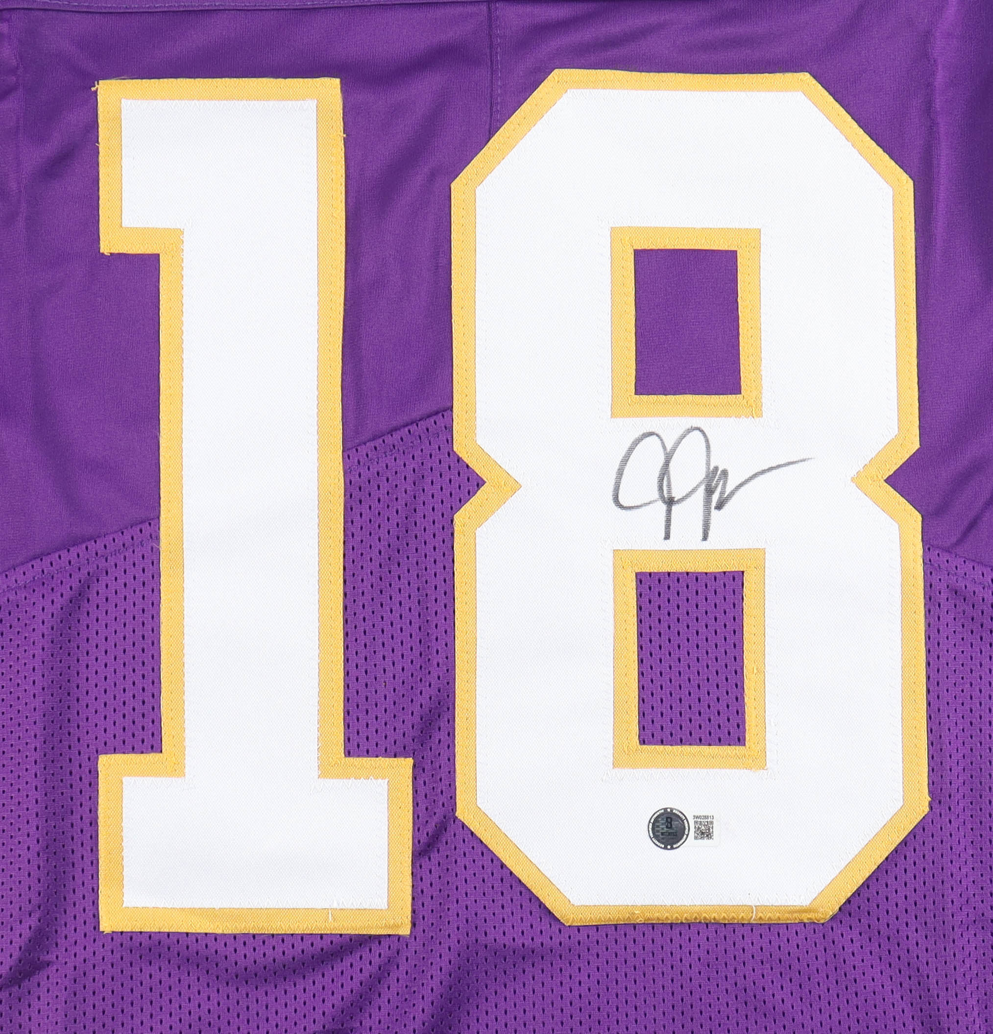 Justin Jefferson Signed Jersey (Beckett) at PristineAuction.com Justin Jefferson Signed Jersey (Beckett) at PristineAuction.com